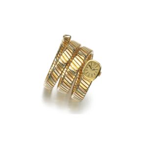 Bulgari Tricolor Tubogas Watch-Bracelet