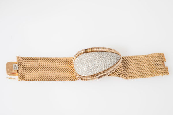 Mauboussin Retro Gold & Diamond Bracelet - Image 3