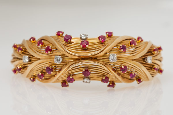 Mellerio Ruby & Diamond Gold Retro Set - Image 3