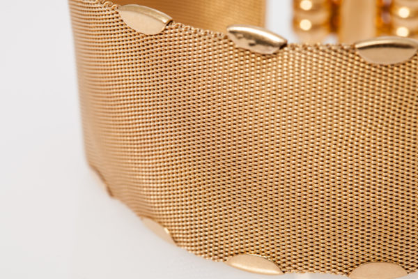 1970s Italian Gold Buckle Bracelet - Image 4