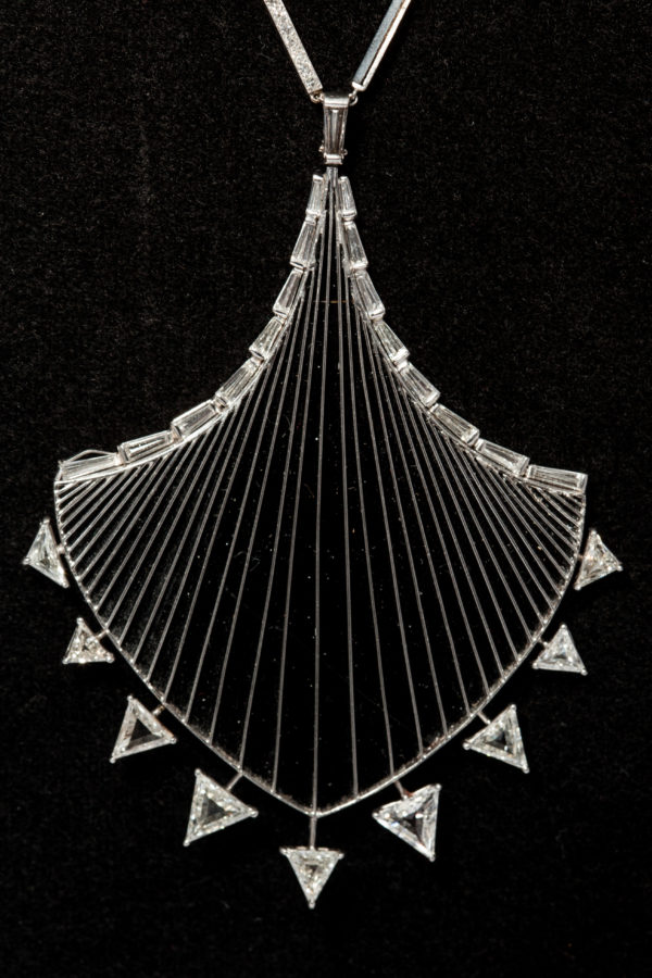 Art Deco Onyx & Diamond Geometrical Set - Image 2