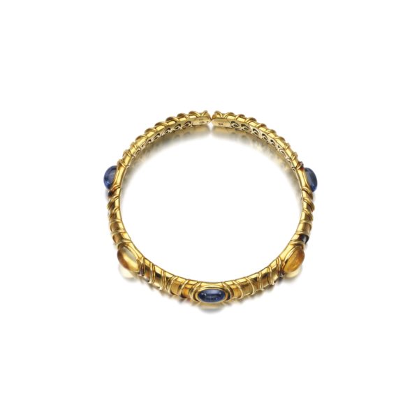 Marina B Blue & Yellow Sapphire Choker Necklace