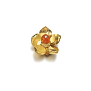 Cartier Citrine Flower Brooch