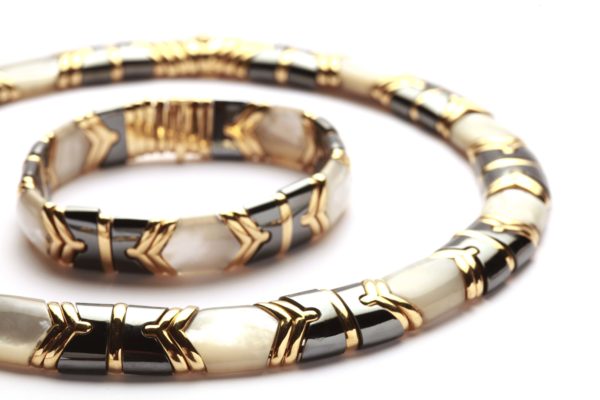 Bulgari Ematite & Mother of Pearl Set - Image 2