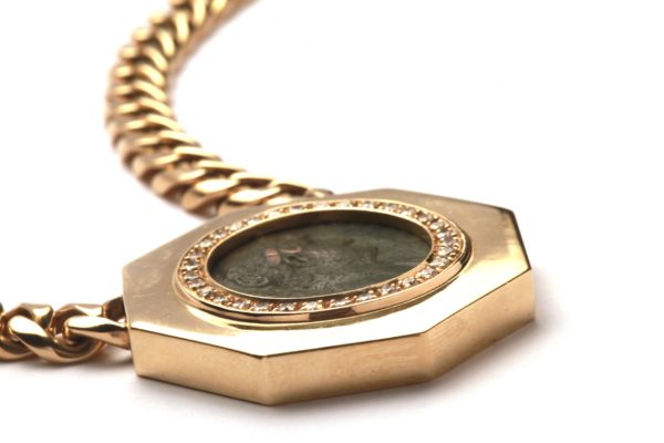 Bulgari Large Monete Ancient Coin Necklace - Image 4