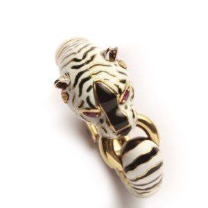 Frascarolo White Bengala Tiger Bracelet