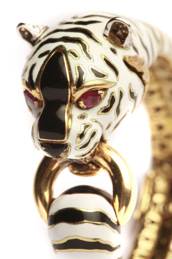 Frascarolo White Bengala Tiger Bracelet - Image 3