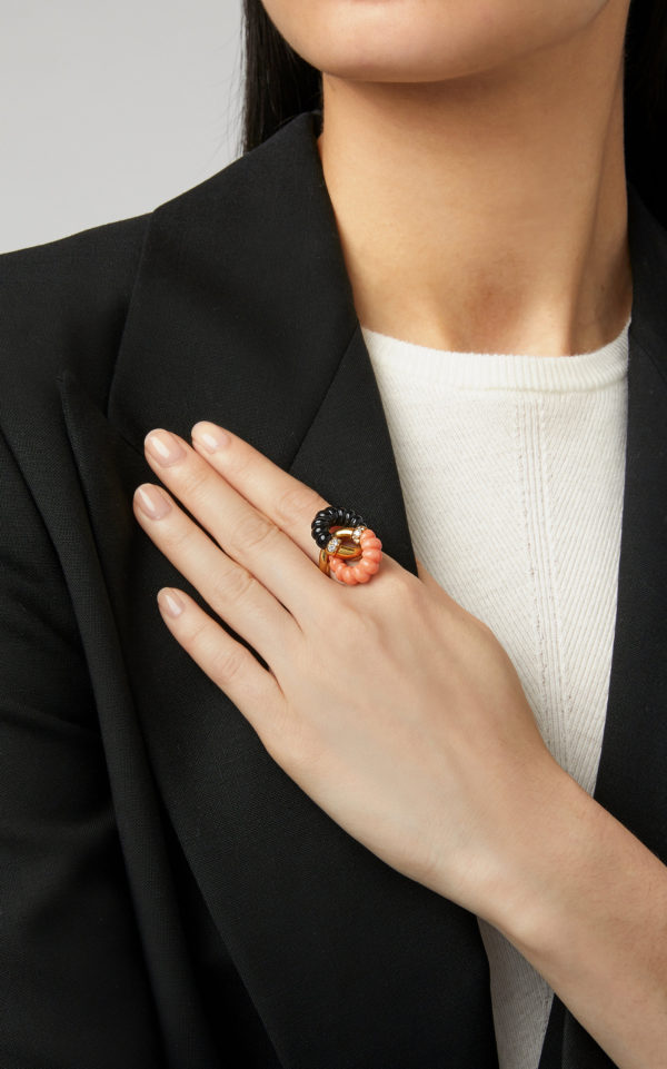 Chic Coral & Onyx Retro Set - Image 6