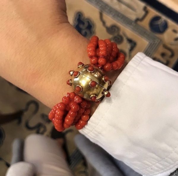 Peculiar Bulgari 1940s Coral and Gold Parure - Image 5