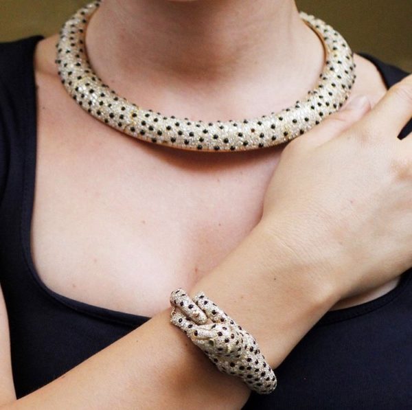 Panthere Onyx & Diamonds Necklace - Image 5
