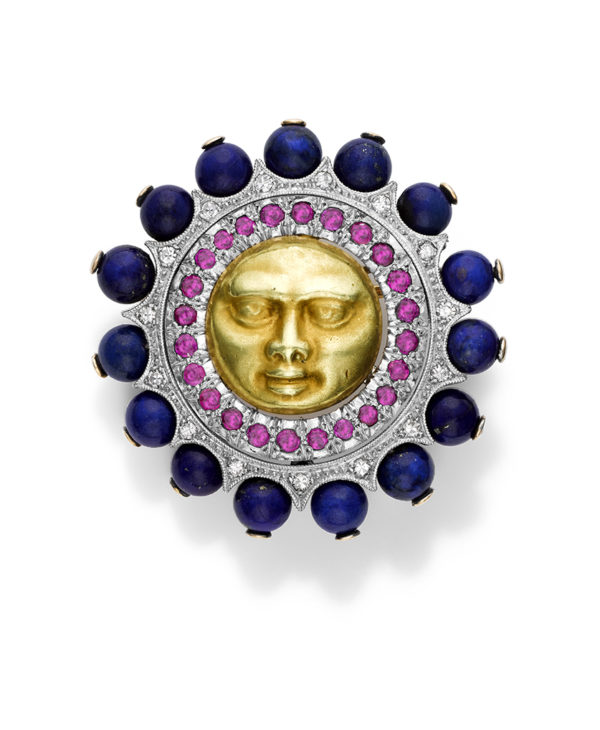 Cazzaniga Man in The Moon Pin