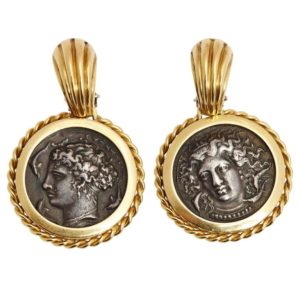 Ancient Coin Earrings
