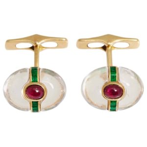 Bulgari Dolce Vita Rock Crystal Cufflinks