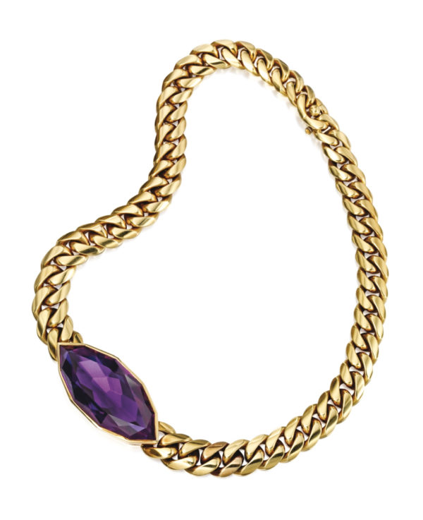 Bulgari Amethyst Chain Necklace