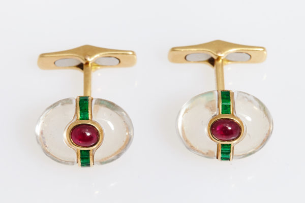 Bulgari Dolce Vita Rock Crystal Cufflinks - Image 2