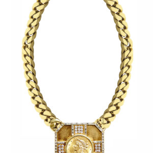Unusual Buccellati Dollar Coin Necklace