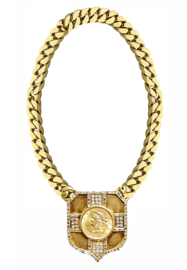 Unusual Buccellati Dollar Coin Necklace