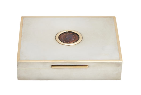 Bulgari Silver & Gold Monete Box