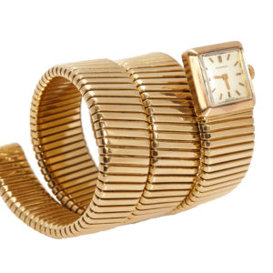 Large Bulgari Tubogas Wristwatch