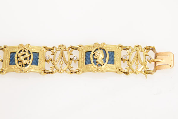 Art Nouveau Bracelet by Lucien Gautrait - Image 2