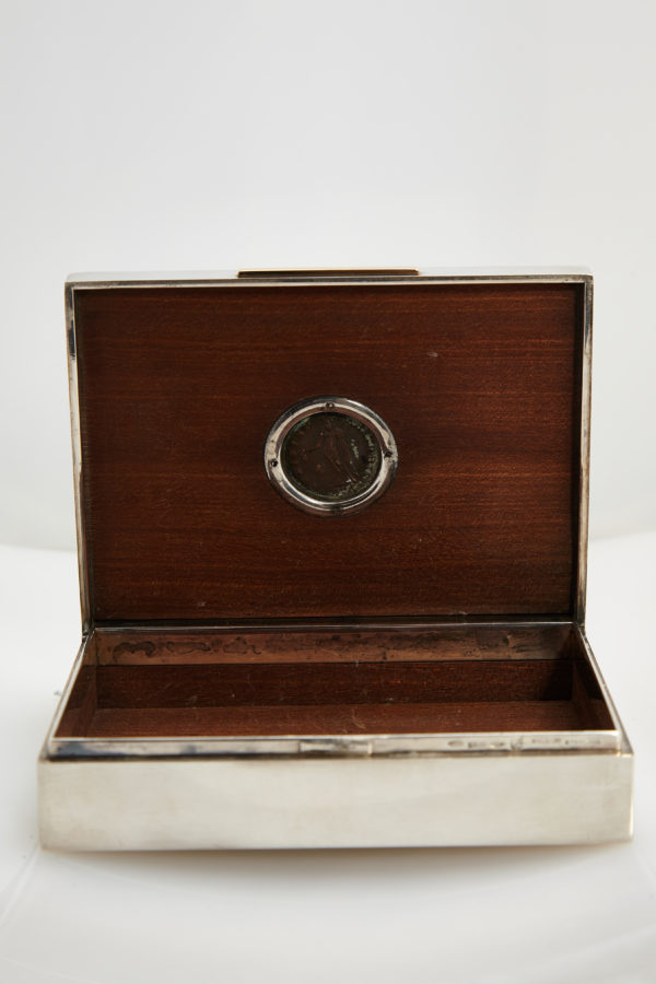 Bulgari Silver & Gold Monete Box - Image 2