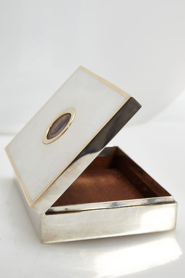 Bulgari Silver & Gold Monete Box - Image 3