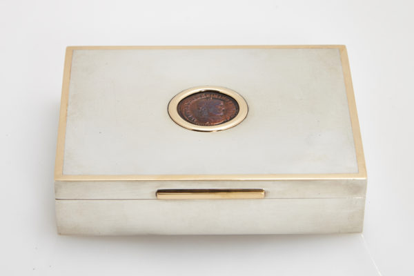 Bulgari Silver & Gold Monete Box - Image 4