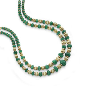 Meister Emerald Beads Necklace