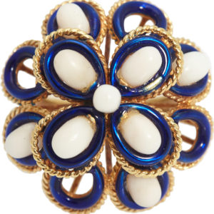 Blue & White Ring