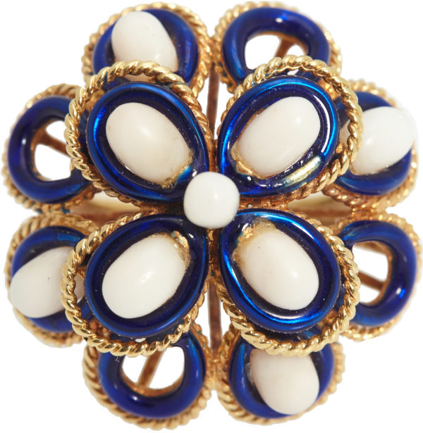 Blue & White Ring