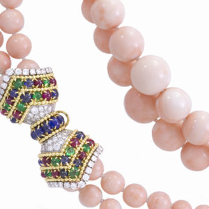 Bulgari Angels Skin Coral Necklace