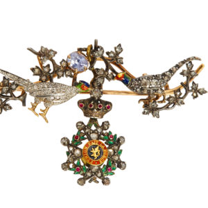 Peculiar Art Nouveau Brooch