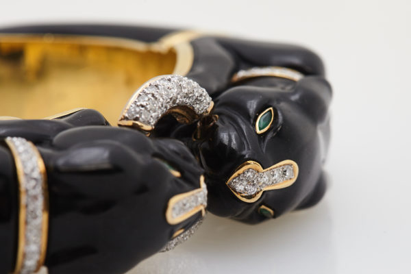 Black Panther Onyx & Diamond Bracelet - Image 2