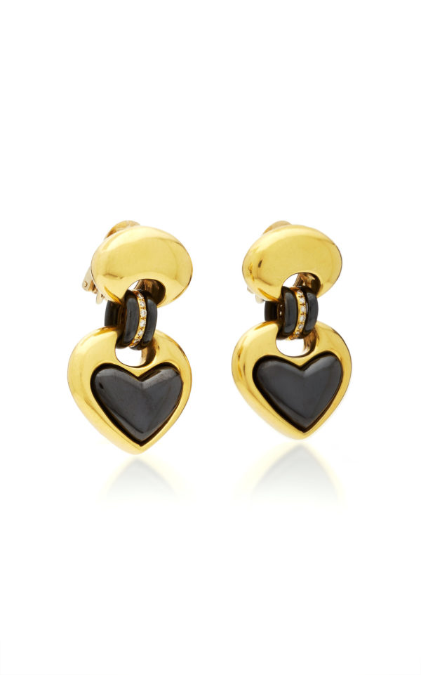 Faraone Heart-Shaped Ear-Pendants - Image 3