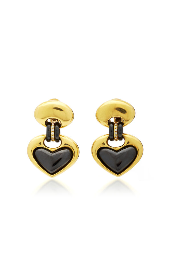Faraone Heart-Shaped Ear-Pendants - Image 4