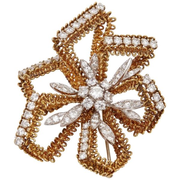 Cartier Retro Geometrical Brooch