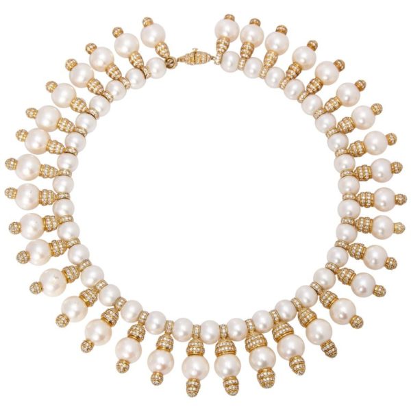 Pearl & Diamond Choker/Necklace