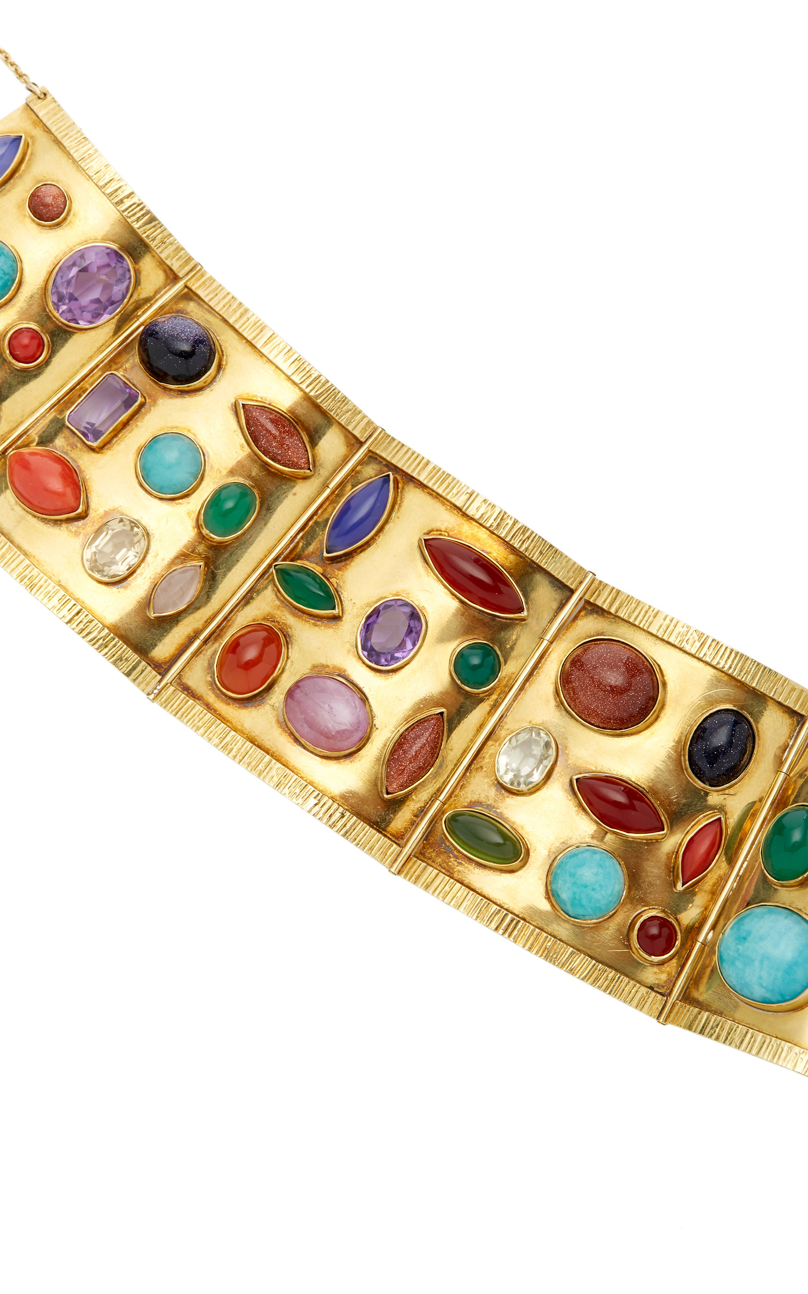 Gold and Multicolor Stone Set by Sanz - Image 2