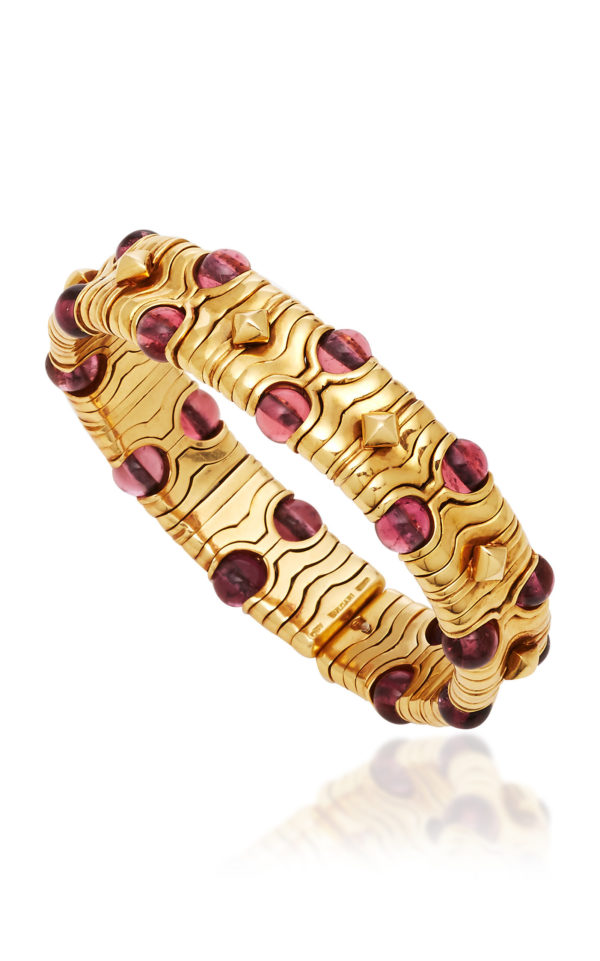 Bulgari Tourmaline Bead and Gold Bracelet - Image 3