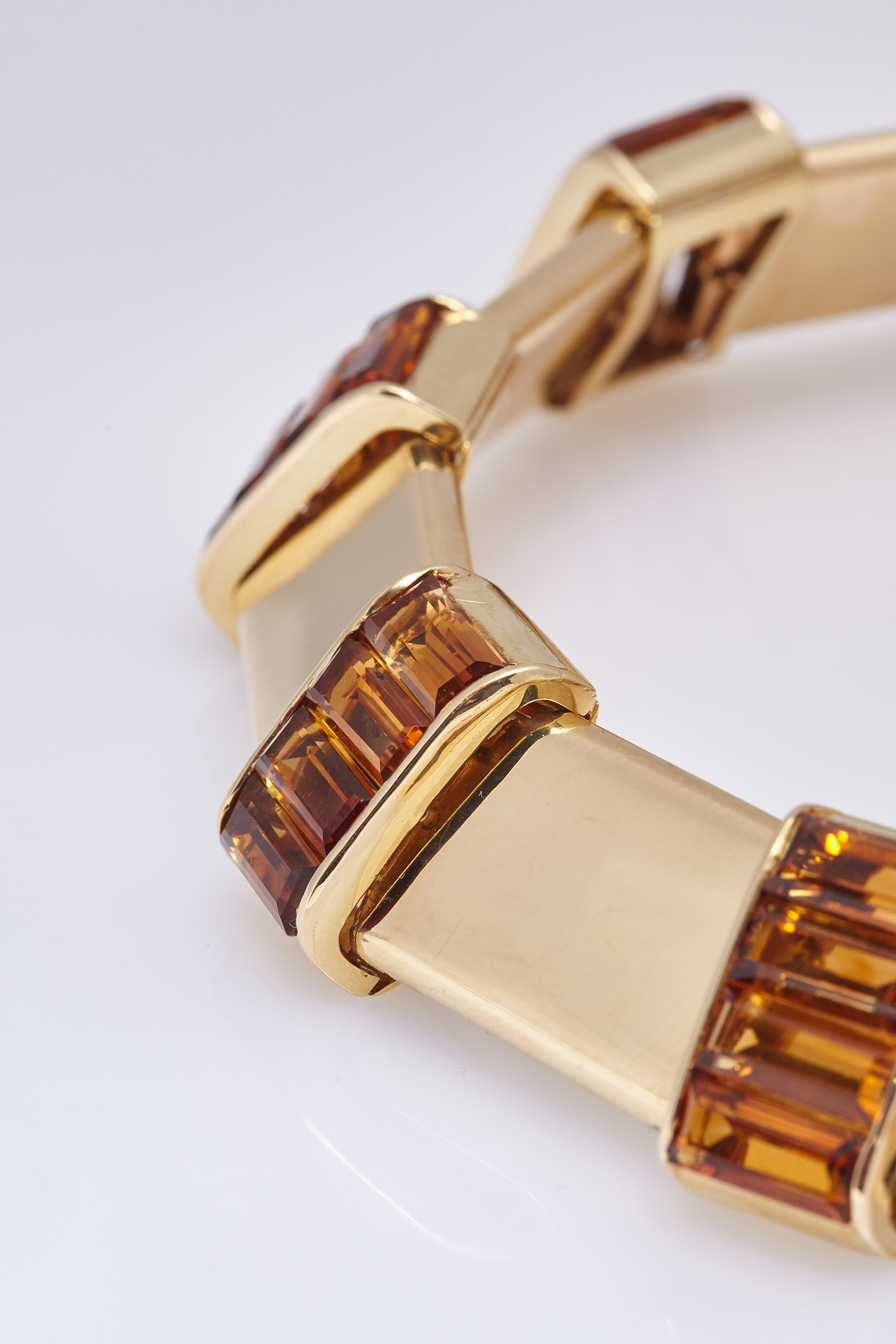 Retro Citrine Choker Necklace Eleuteri