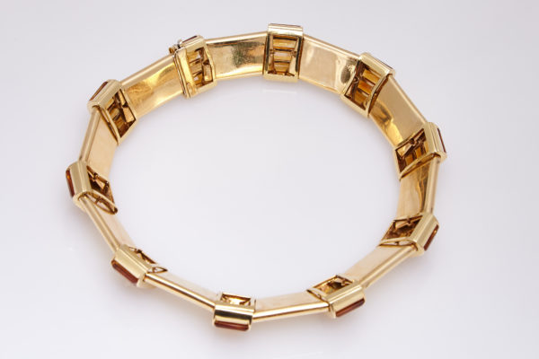 Retro Citrine Choker Necklace - Image 2
