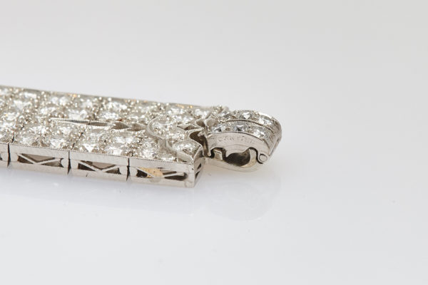 Cartier Art Deco Geometrical Design Diamond Bracelet - Image 3
