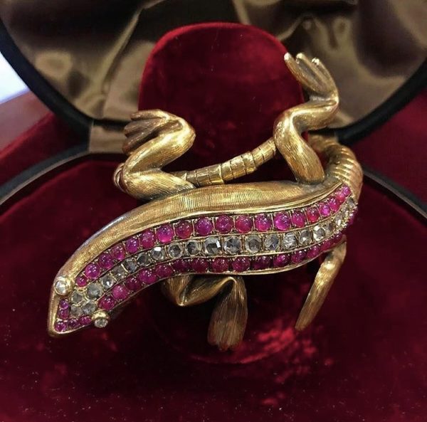 Codognato Salamander Ruby and Diamond Bracelet - Image 7