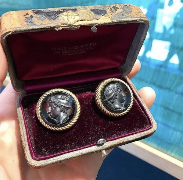 Amber & Gold Mercury Cufflinks - Image 5