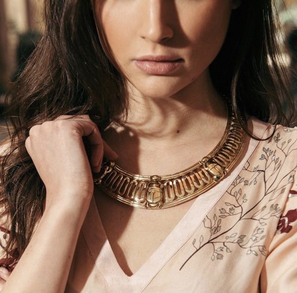Cartier Scarab Gold Collar Necklace - Image 2