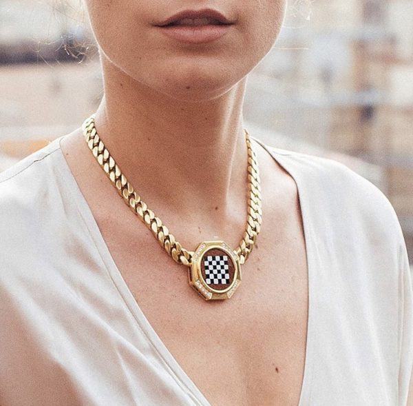 Bulgari 1970s Unique Chess Necklace - Image 5