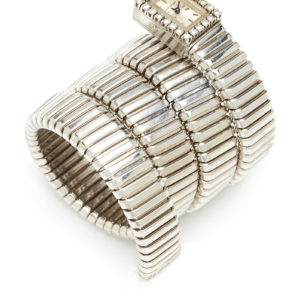 Bulgari White Gold and Diamond Tubogas Lady's Watch