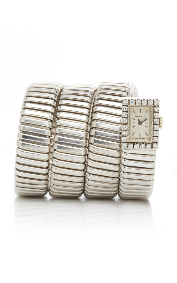 Bulgari White Gold and Diamond Tubogas Lady's Watch - Image 4