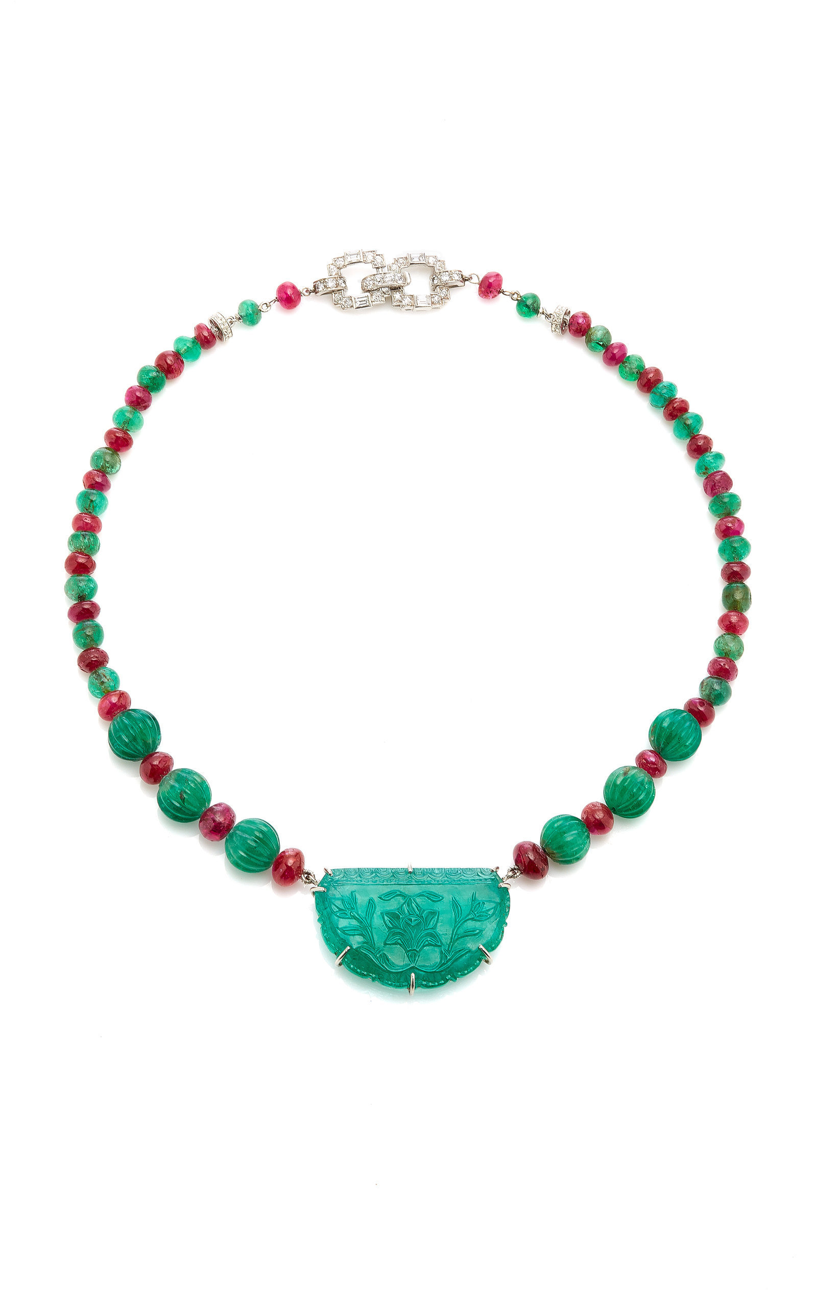 van cleef emerald necklace