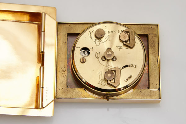 Cartier Gold Travel Clock - Image 4